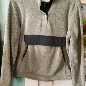 Fleece Pullover Sweater - Gray